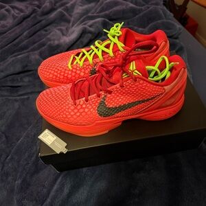 Nike Kids Red and Black Athletic Shoes